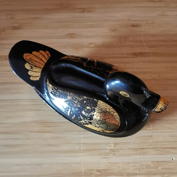 Vintage Lacquered Duck Trinket Box - Picture 6 of 7